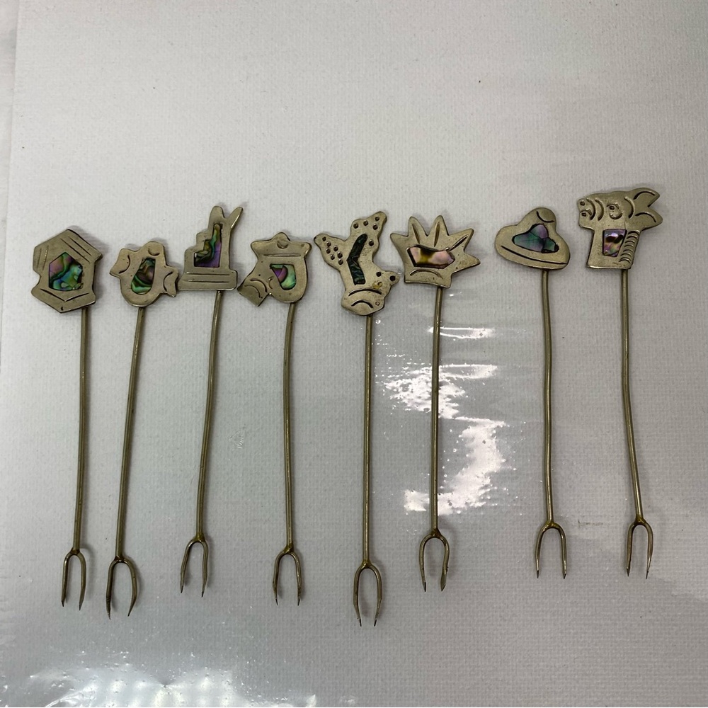 Abalone Coctail Forks